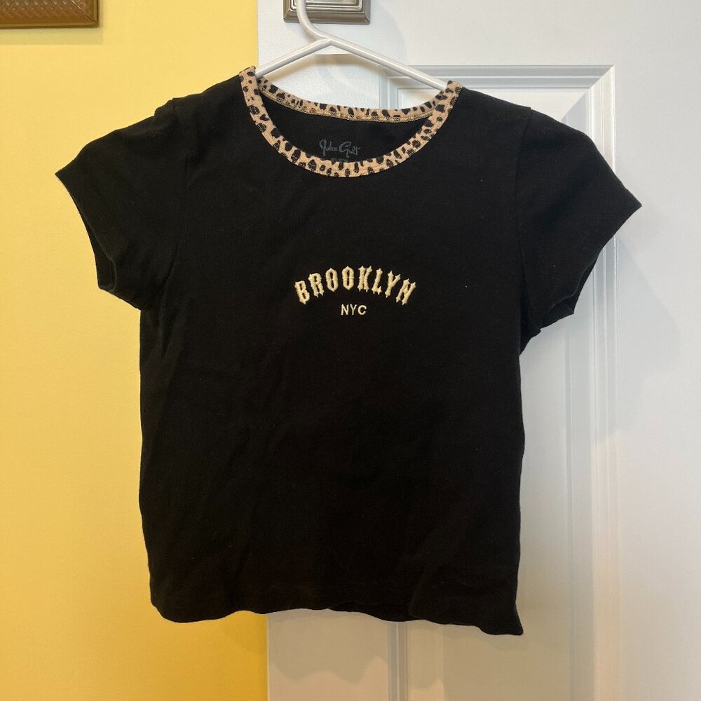 Brandy Melville Black Baby Tee